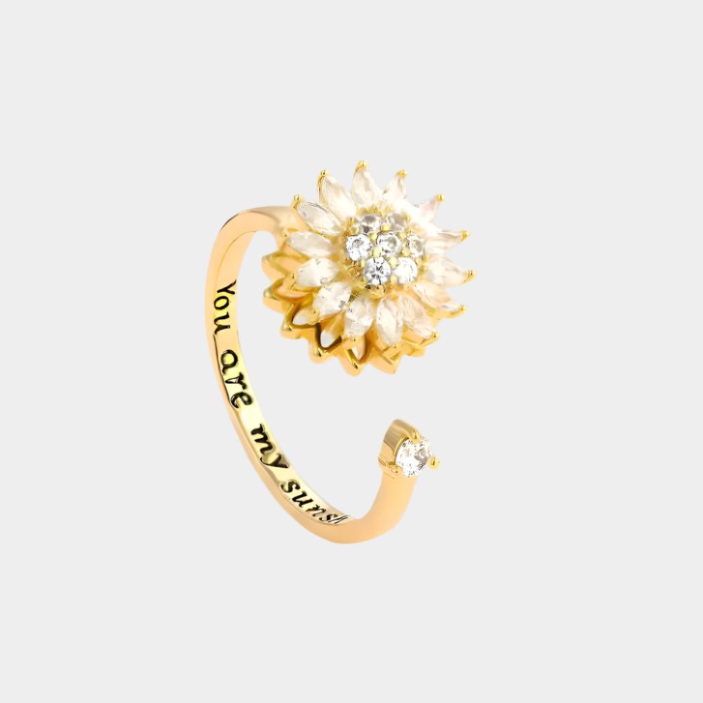 Gold Sunshine Spinning Ring