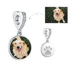 Personalized Custom Paw Photo Charm - Ships Separately