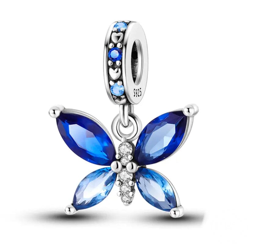 Blue Butterfly Charm