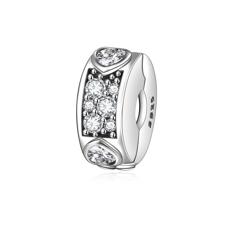 Heart Diamond Charm