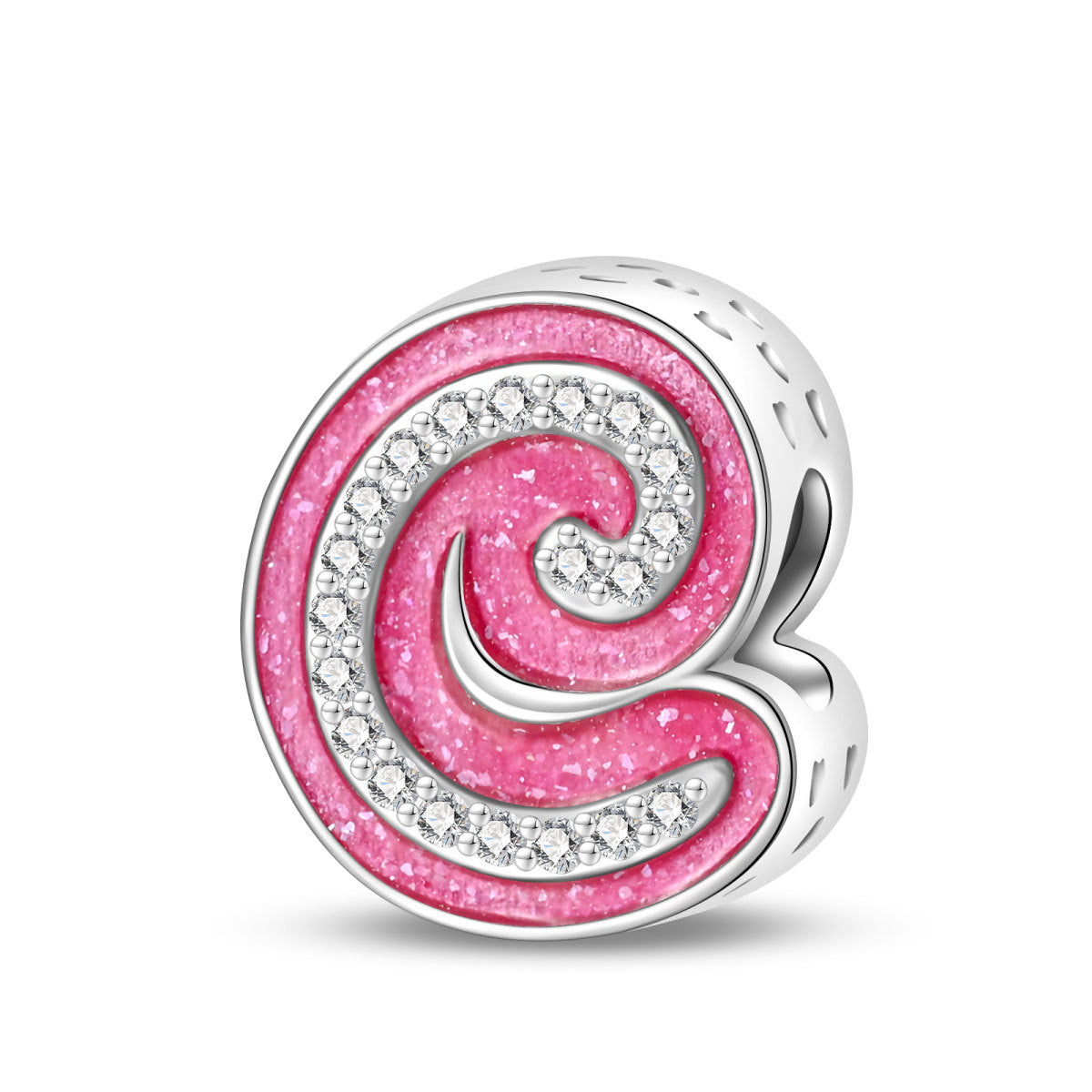 Princess Pink Letter Charm