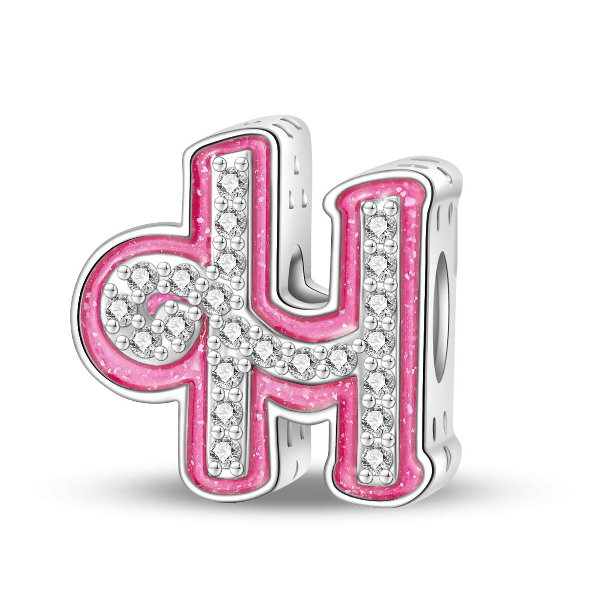 Princess Pink Letter Charm