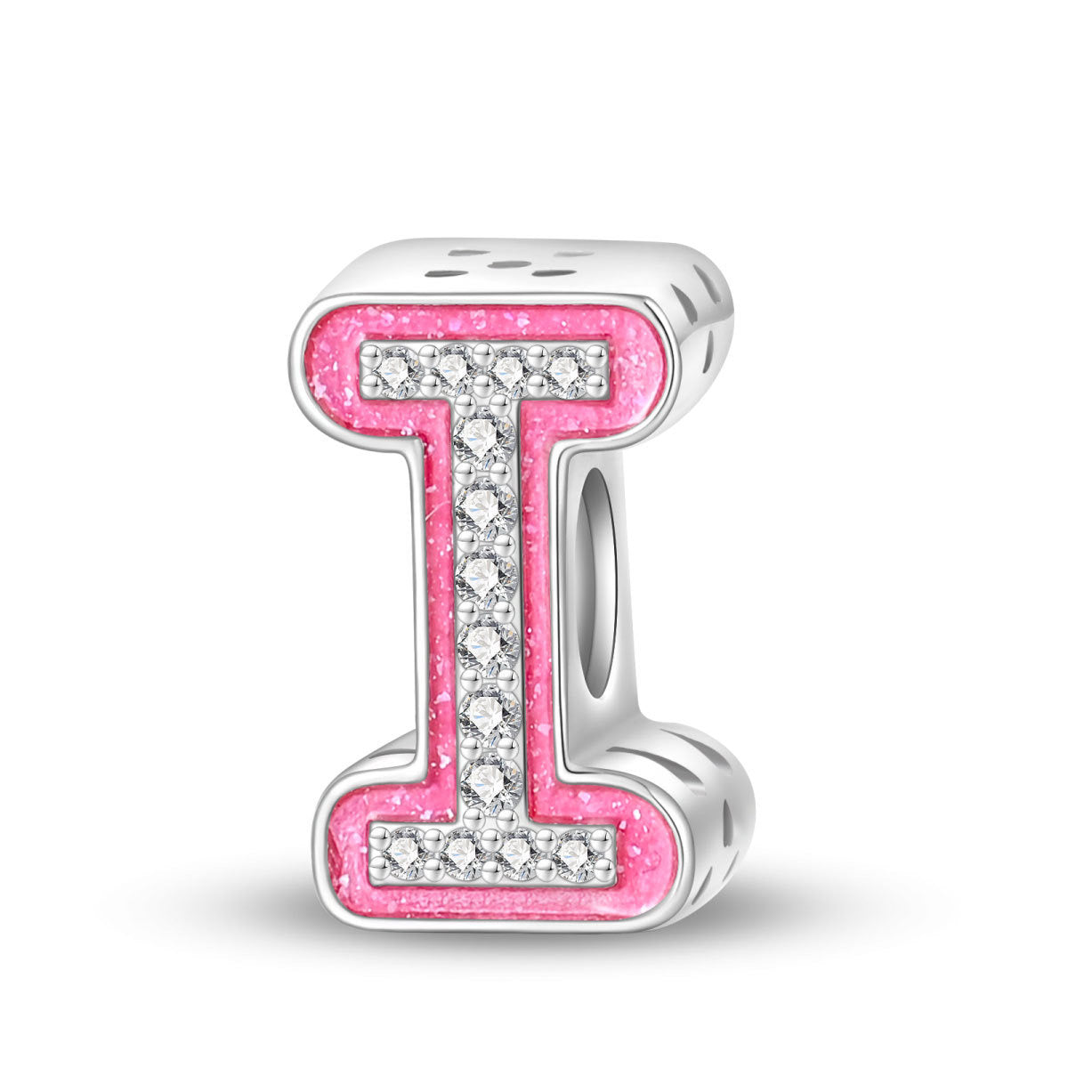 Princess Pink Letter Charm