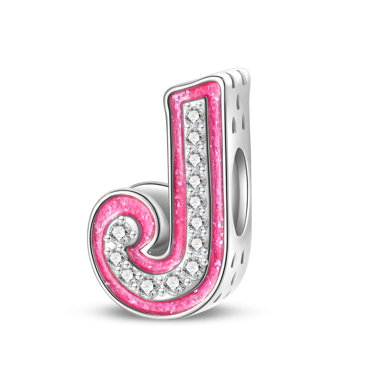 Princess Pink Letter Charm