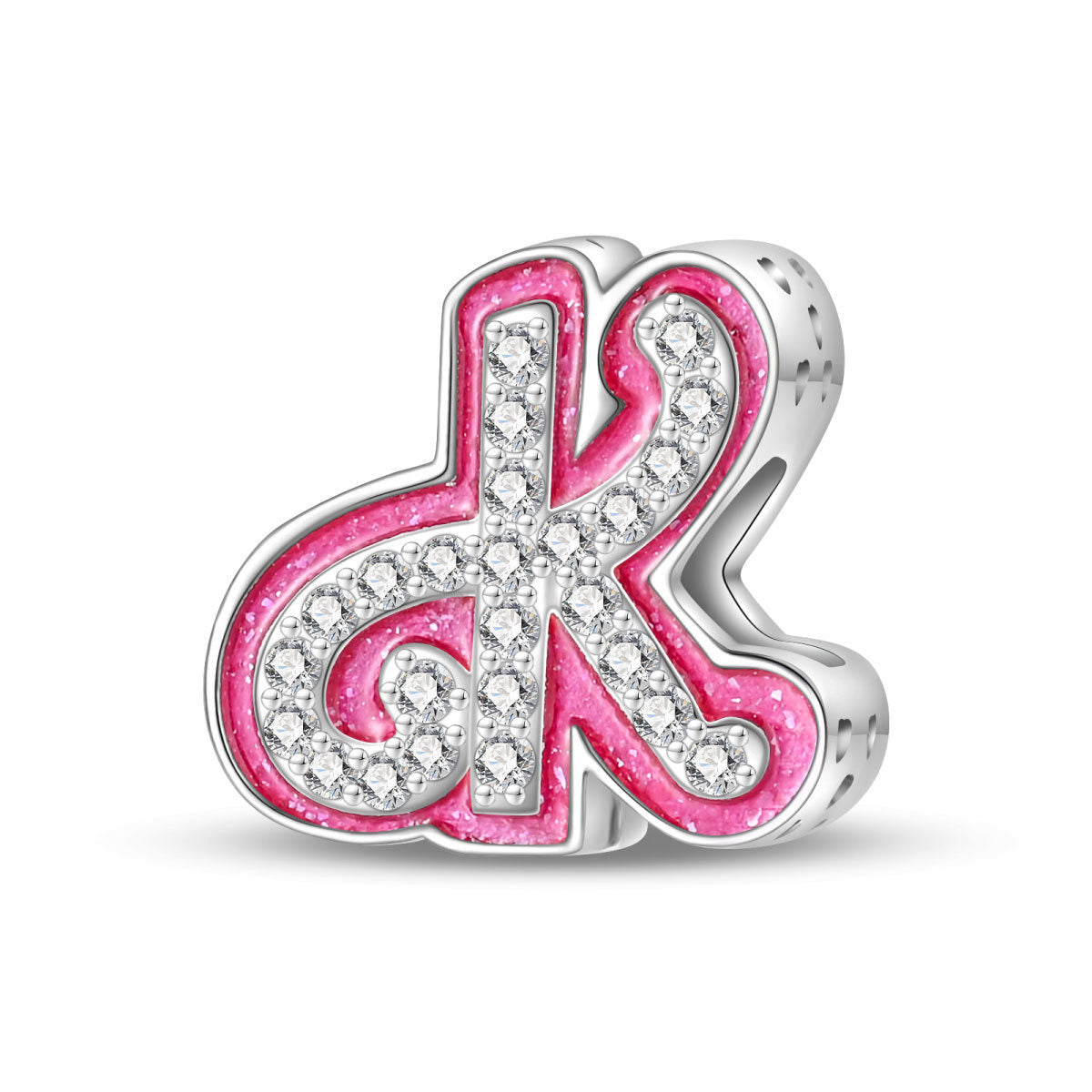 Princess Pink Letter Charm