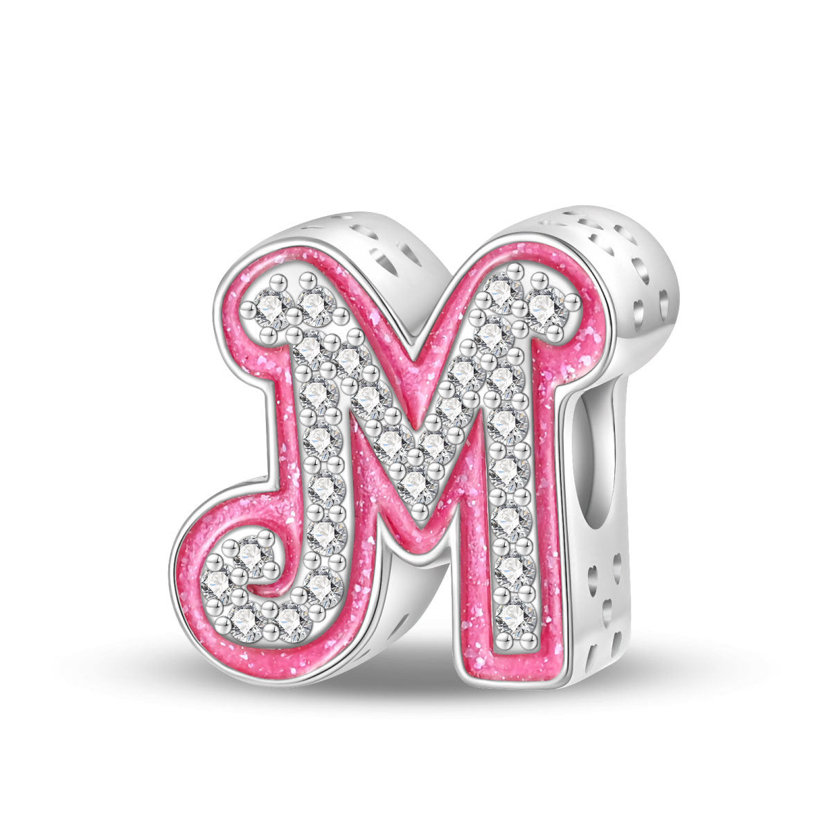 Princess Pink Letter Charm