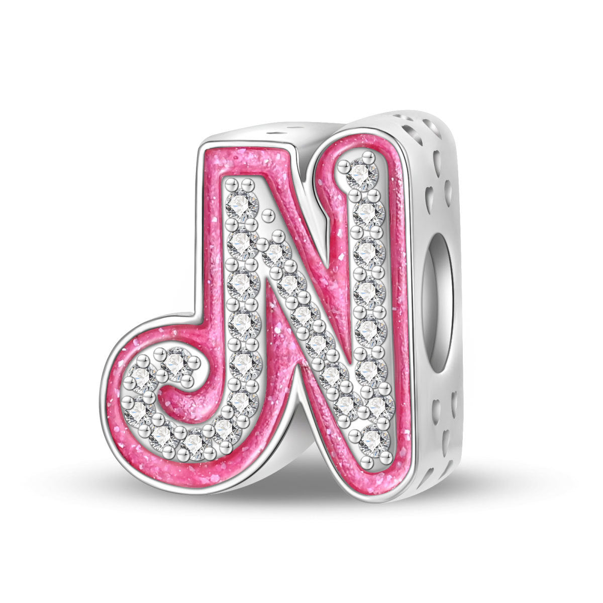 Princess Pink Letter Charm