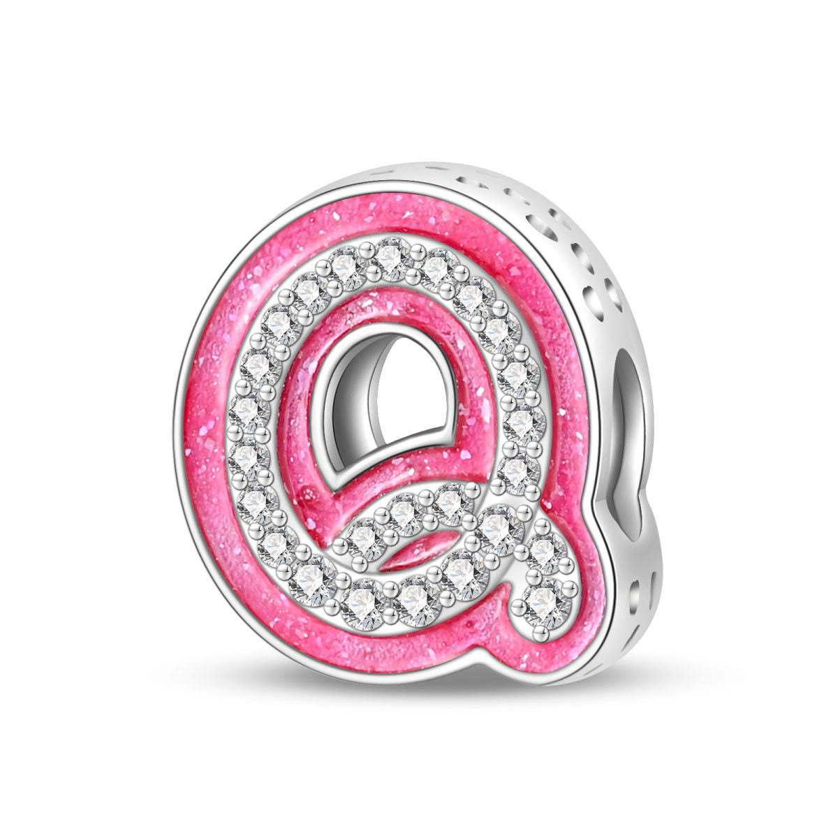 Princess Pink Letter Charm