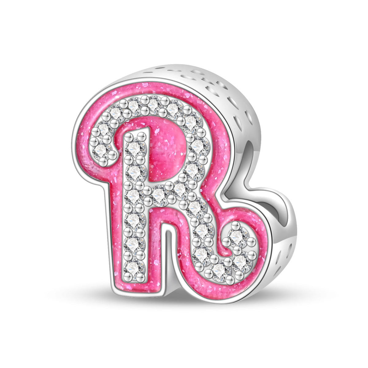 Princess Pink Letter Charm