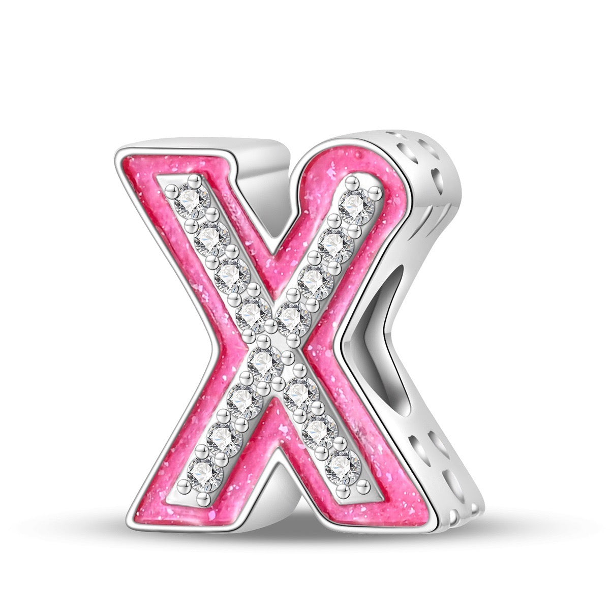 Princess Pink Letter Charm