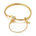 Gold Forever Safe Charm Bracelet