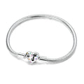 Colorful Bubble Paw Print Snake Bone Chain