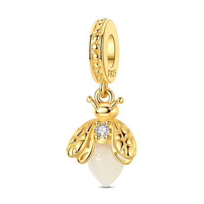 Golden Firefly Charm