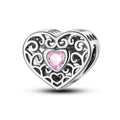 Purple Heart Hollow Charm