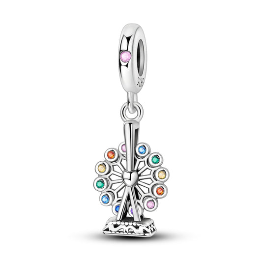 Colorful Rotating Ferris Wheel Charm