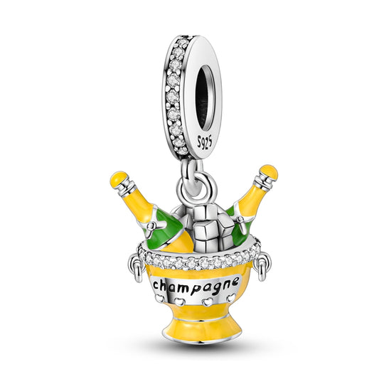 Champagne Ice Bucket Charm