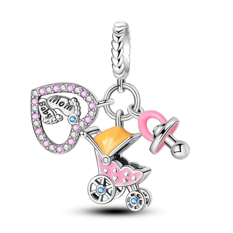 Baby Stroller Pacifier Foot Charm