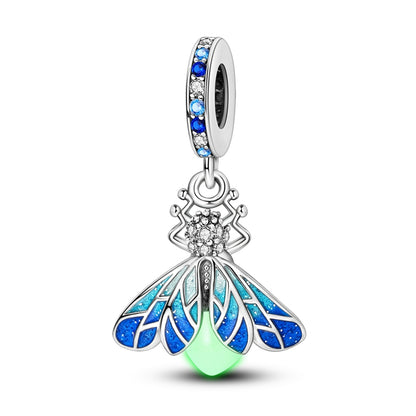 Blue Firefly Luminous Charm