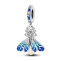 Blue Luminous Firefly Charm