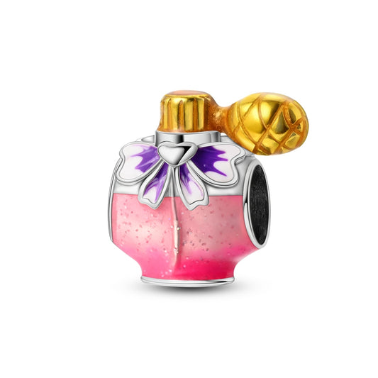 Pink and Purple Perfume Bottle Charm