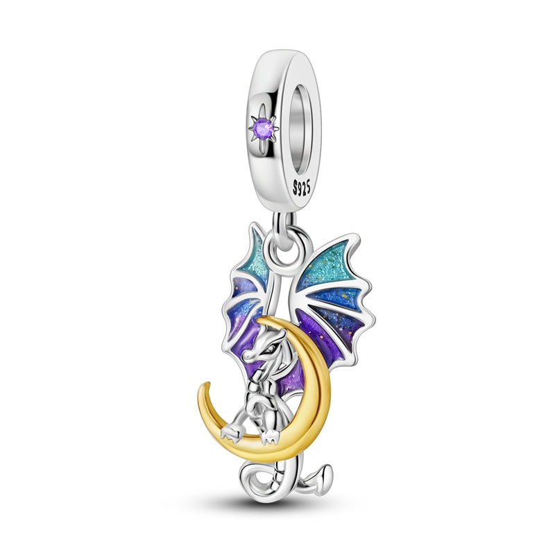 Moonlight Fantasy Flying Dragon Charm