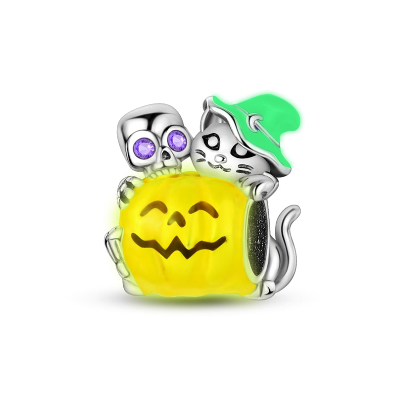 Glow in the Dark Pumpkin Charm