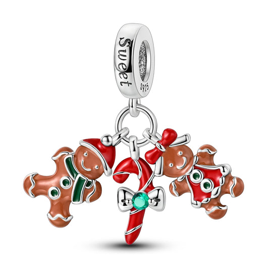 Sweet Gingerbread Man Charm