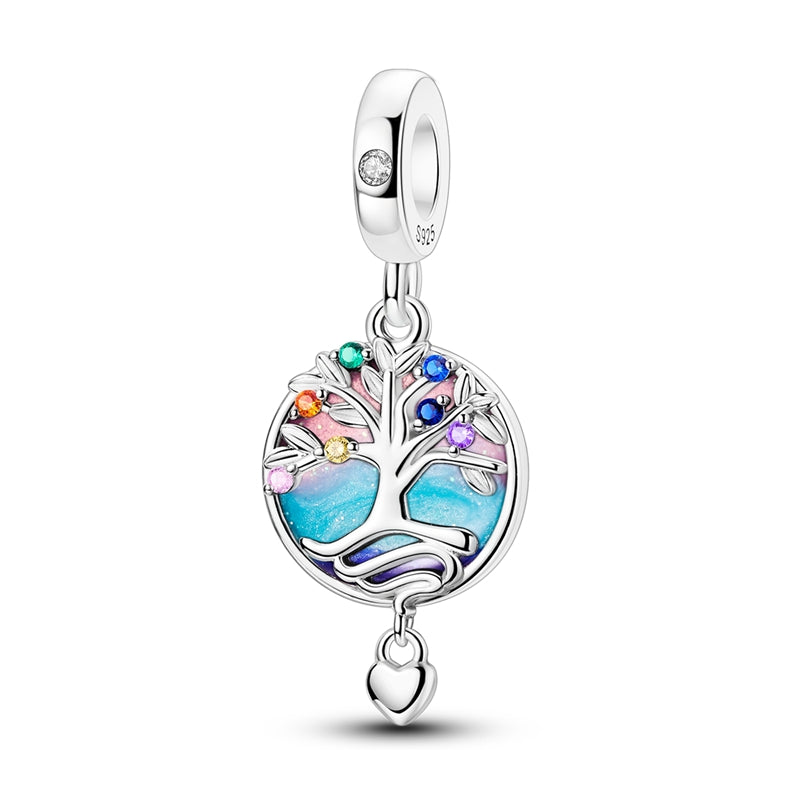 Colorful Tree of Life Charm