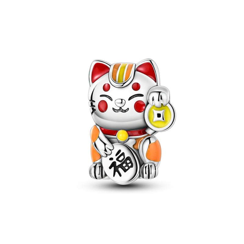 Cute Lucky Cat Charm