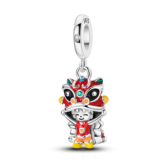 New Year Lion Dance Charm