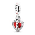 Valentine's Day Love Lock Key Charm