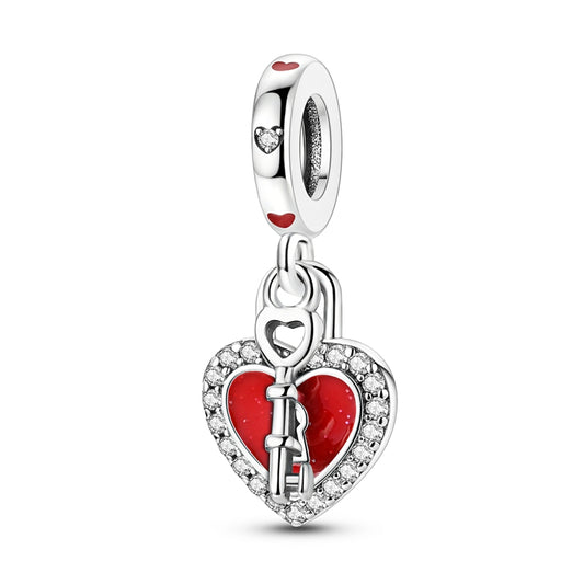 Valentine's Day Series-Love Lock Key Charm