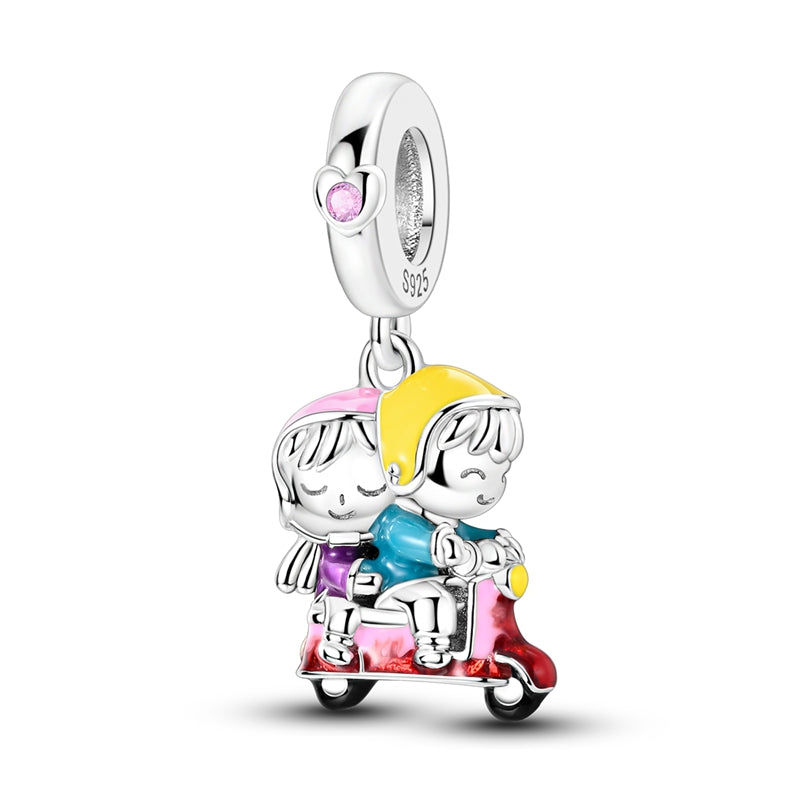 Valentine's Day Couple Tram Charm