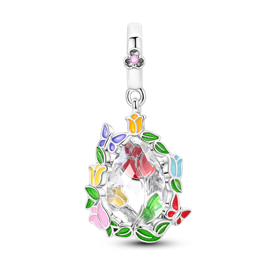 Crystal Tulip Charm