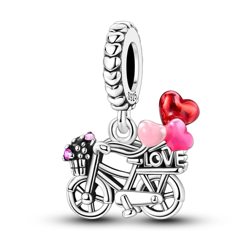 Valentine's Day Series - Bicycle Balloon Charm