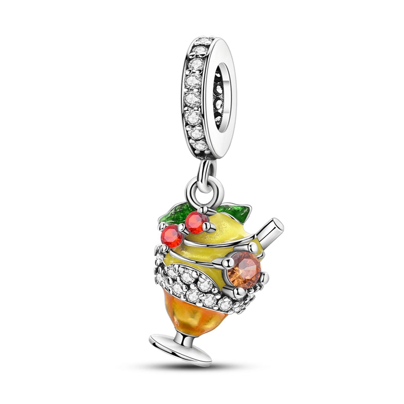 Fruit Ice Cream Cup Charm