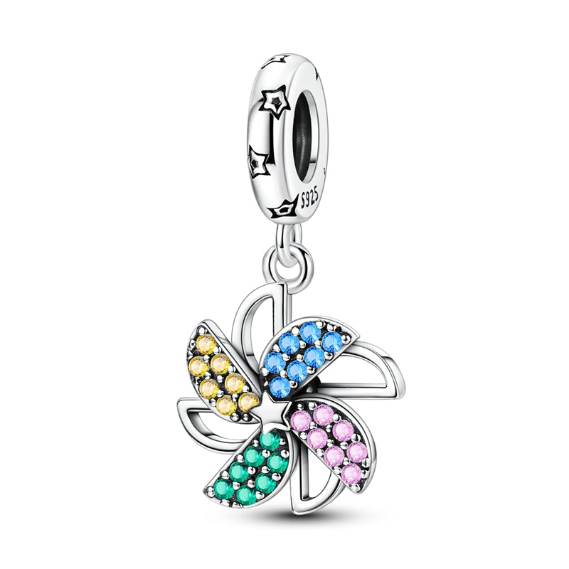 Childlike Rotating Windmill Charm