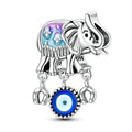 Blue Elephant Charm