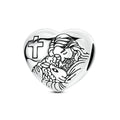 Jesus and Sheep Heart Charm