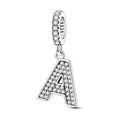 Sparkling Letter Charm