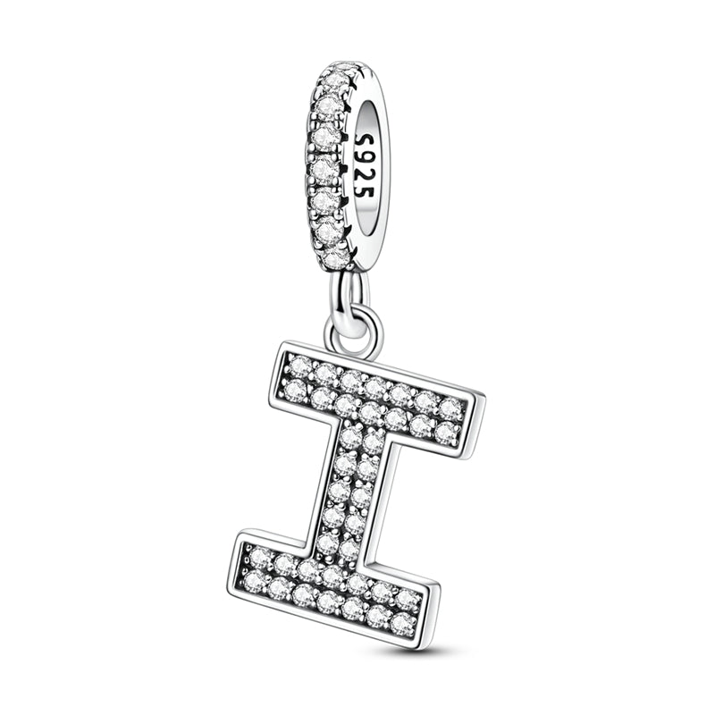 Sparkling Letter Charm