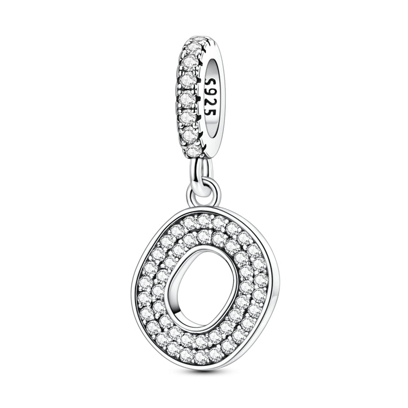 Sparkling Letter Charm