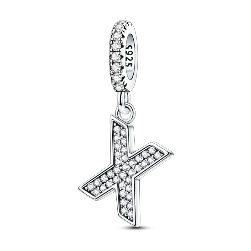 Sparkling Letter Charm