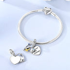 Girl and Puppy Charm