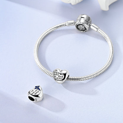 Cross Star Wish Charm