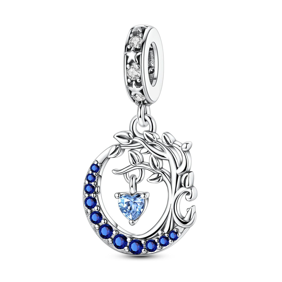 Moon Tree Charm
