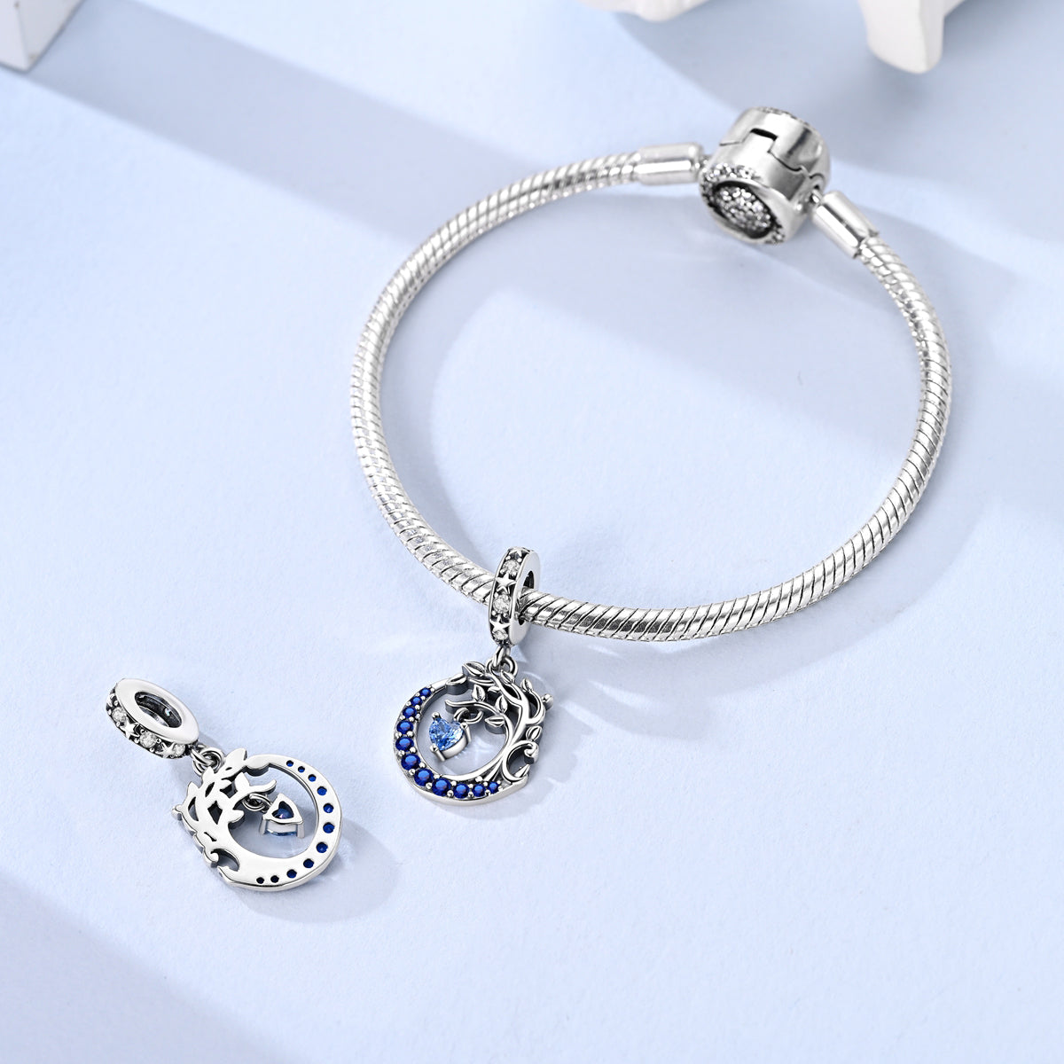 Moon Tree Charm