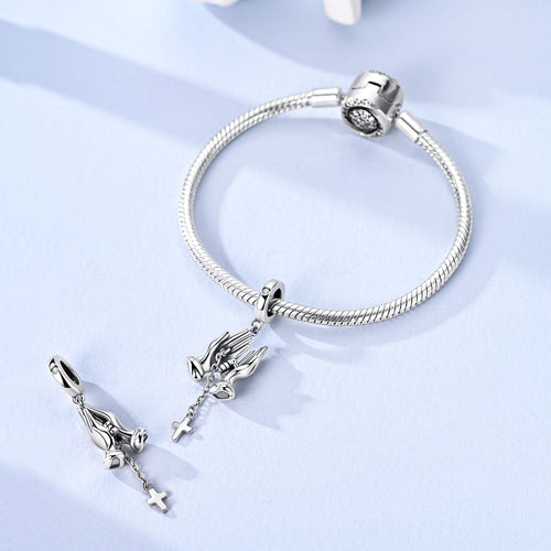 Praying Hands Charm