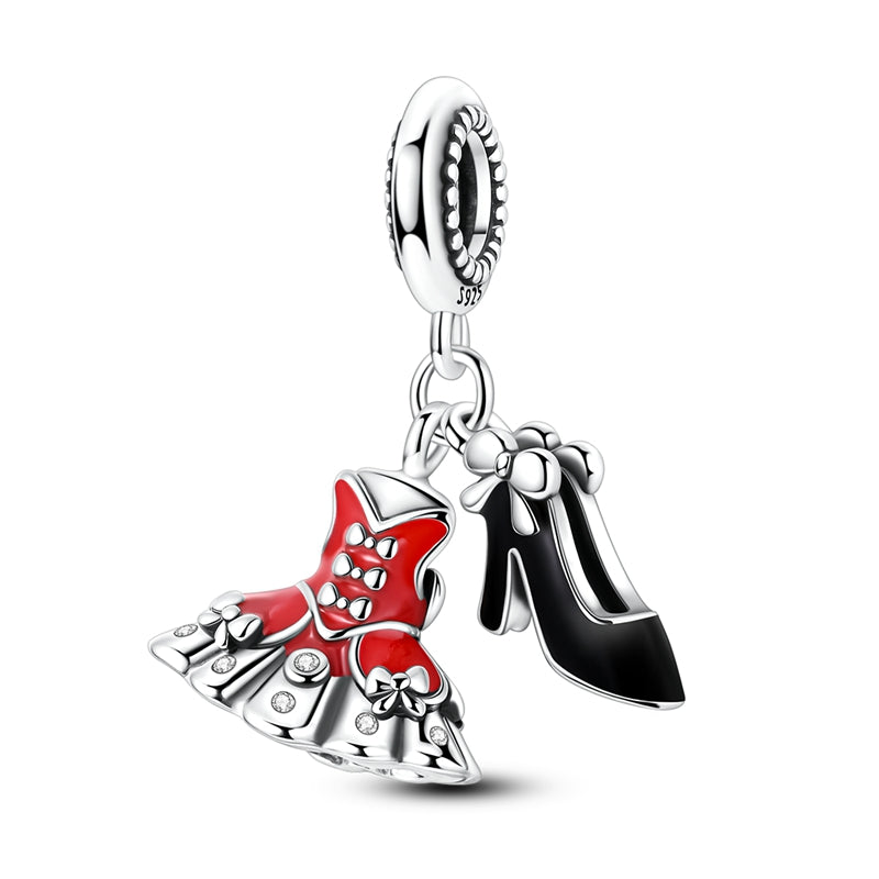 Red Dress High Heels Charm