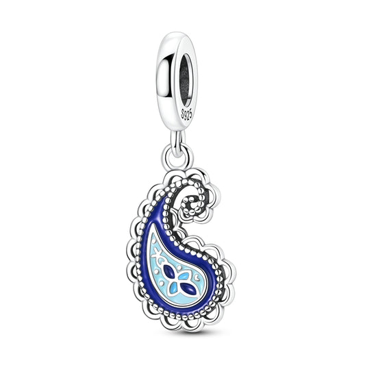 Spring Collection - Blue Paisley Charm